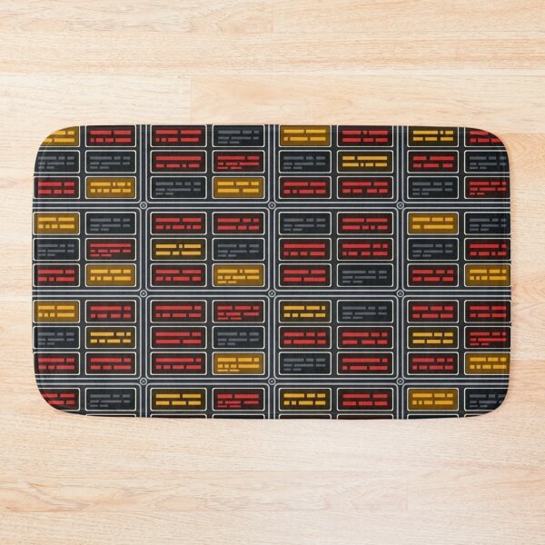 Item preview, Spacecraft Warning Patterns | Retro Space Caution Light Grid designed and sold by NominalSystems.