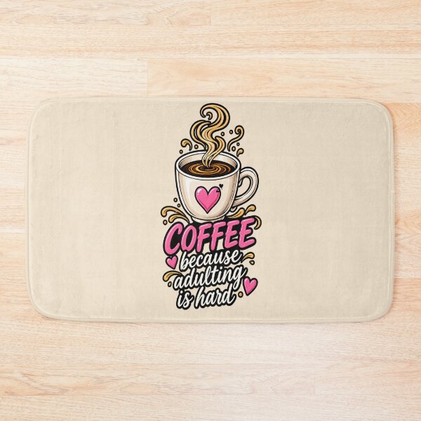Item preview, Coffee Because Adulting Is Hard designed and sold by FABIOLA1970.