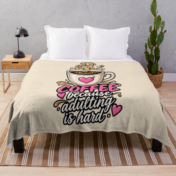 Item preview, Coffee Because Adulting Is Hard designed and sold by FABIOLA1970.