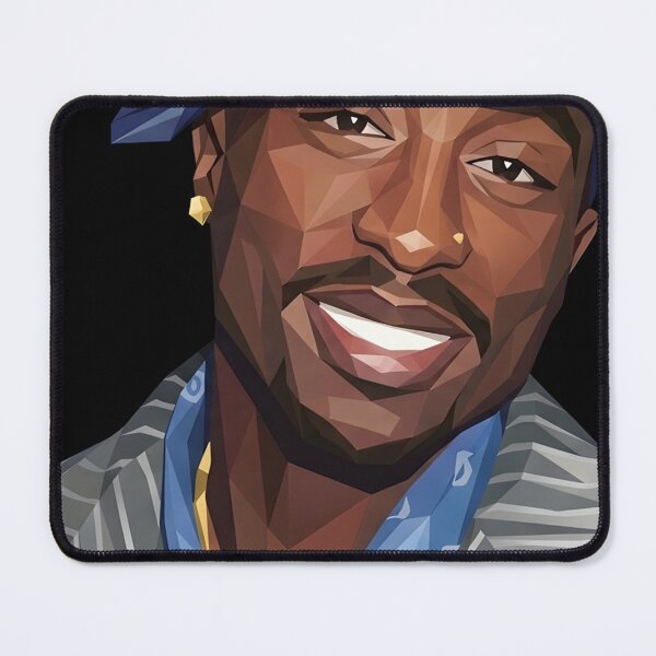 Item preview, Tupac Lowpoly style designed and sold by masamunekarang.