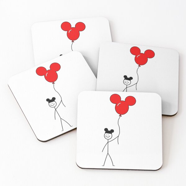 Item preview, Stick Figure With Mickey Mouse Balloon And Hat designed and sold by weinermercedez.