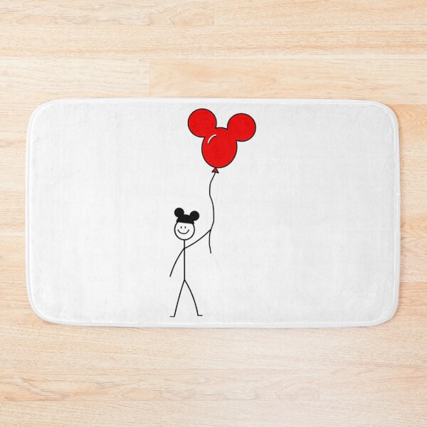 Item preview, Stick Figure With Mickey Mouse Balloon And Hat designed and sold by weinermercedez.