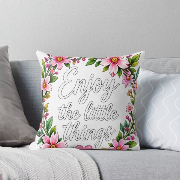 Item preview, Enjoy the Little Things Floral Wreath designed and sold by FABIOLA1970.