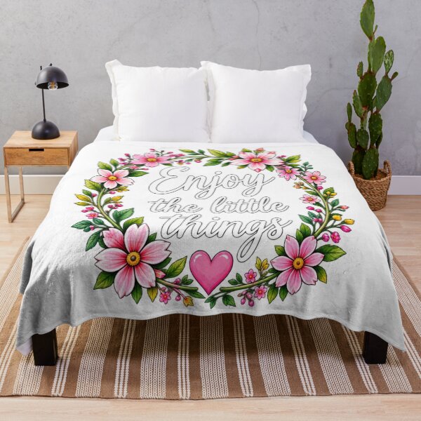 Item preview, Enjoy the Little Things Floral Wreath designed and sold by FABIOLA1970.