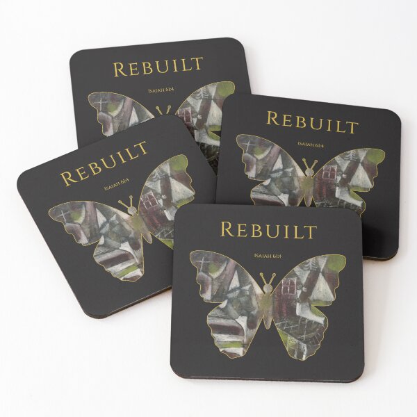 Item preview, Rebuilt – Isaiah 61:4 | One Body Series | Christian Butterfly Art designed and sold by KittenAndCo.