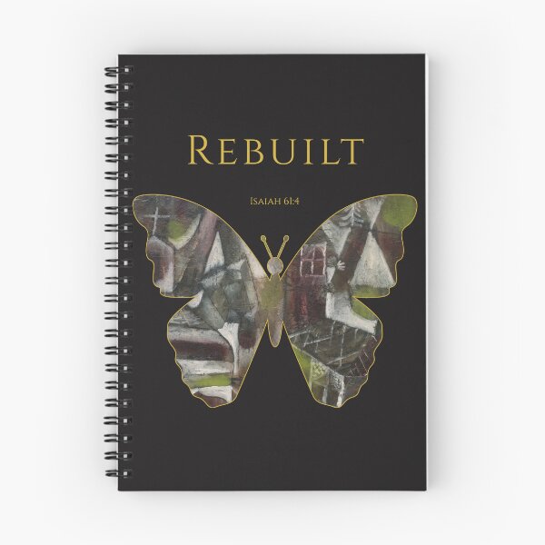 Item preview, Rebuilt – Isaiah 61:4 | One Body Series | Christian Butterfly Art designed and sold by KittenAndCo.