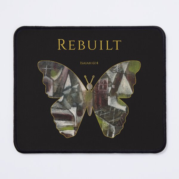Item preview, Rebuilt – Isaiah 61:4 | One Body Series | Christian Butterfly Art designed and sold by KittenAndCo.