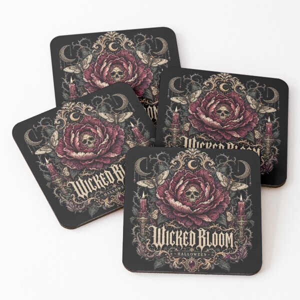 Item preview, HALLOWEEN Wicked Bloom – Dark Witchy Floral Sticker designed and sold by ElKesslassy  Daniel.