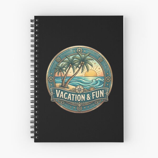 Item preview, Vacation & Fun Tropical Summer Vintage Badge designed and sold by eihabo.