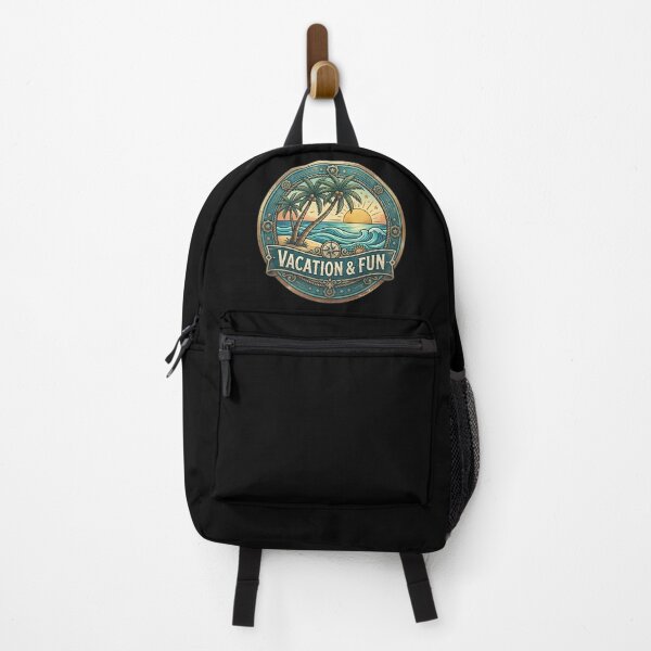 Item preview, Vacation & Fun Tropical Summer Vintage Badge designed and sold by eihabo.