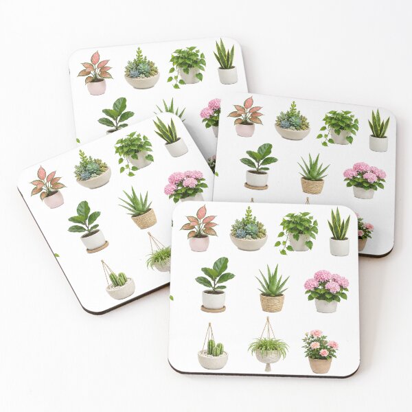 Item preview, Potted Houseplants Monstera Snake Plant Lavender Hanging designed and sold by Rehnair.