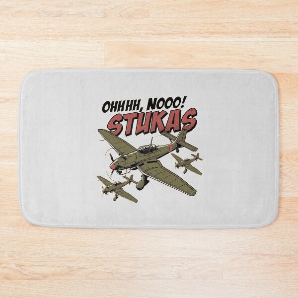 Item preview, Ohhh Nooo Stukas Funny WW2 Dive Bomber Vintage Comic Art designed and sold by KiwiRider.