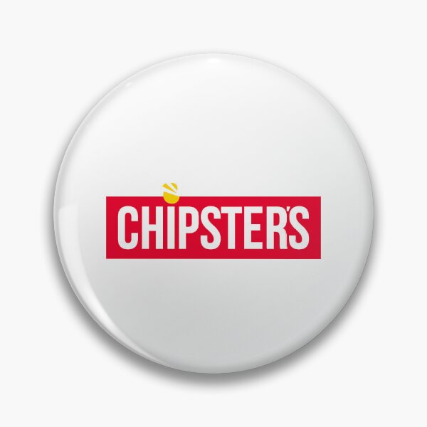 Item preview, Chipster's Red Box White Typography Logo designed and sold by febesl.