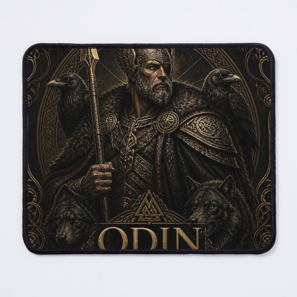 Item preview, Odin The Allfather Norse Mythology Art | Dark Academia Viking Illustration designed and sold by SunnyDesign82.