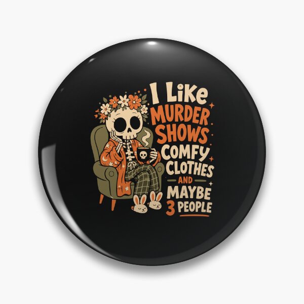 Item preview, Sketeton At Home I Like Murder Shows Comfy Clothes And Maybe 3 People Funny Halloween designed and sold by alenaz.