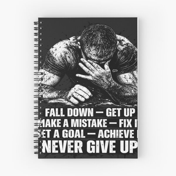 Item preview, Fall Down Get Up Motivation designed and sold by FABIOLA1970.