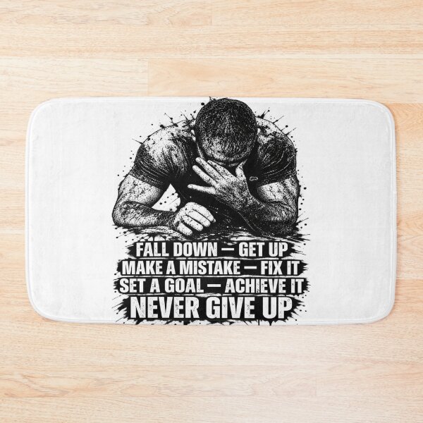 Item preview, Fall Down Get Up Motivation designed and sold by FABIOLA1970.