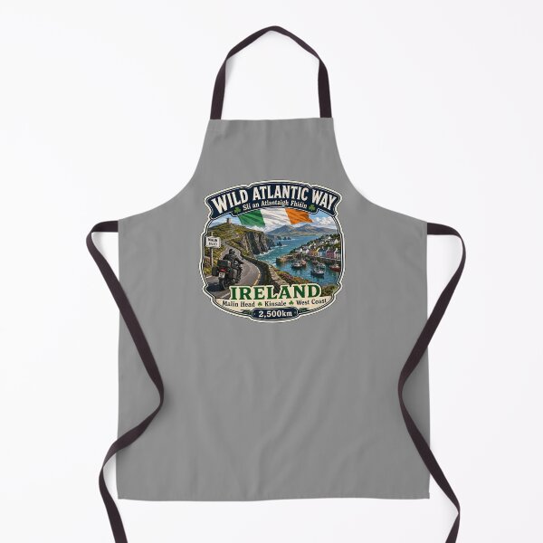 Item preview, Wild Atlantic Way Ireland Motorcycle Sticker & TShirt 06 designed and sold by OuterShellUK.