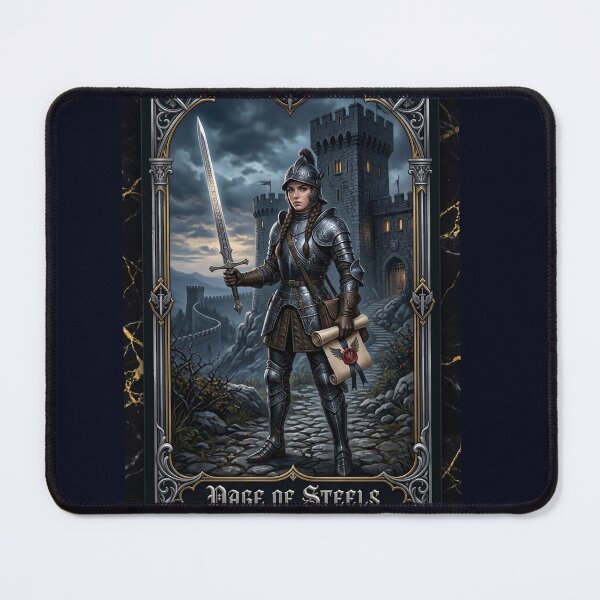 Item preview, Page of Steels - tarot cards designed and sold by Studio77-Gothic.