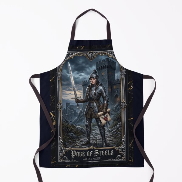 Item preview, Page of Steels - tarot cards designed and sold by Studio77-Gothic.