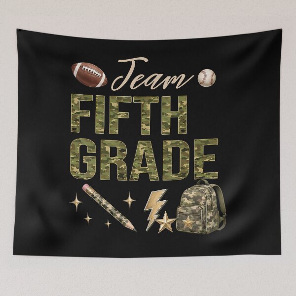 Item preview, Team Fifth Grade Camo 5Th Grade Teacher Camouflage designed and sold by ripgoatclothing.