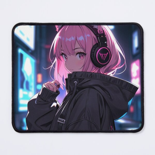 Item preview, Cyber E-Girl Anime Art | Neon Dream designed and sold by AnimDream .