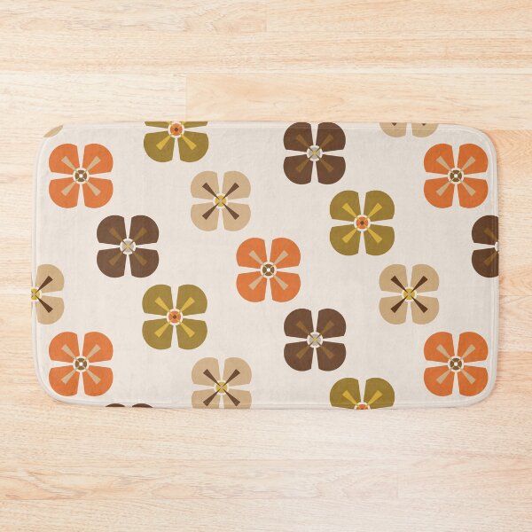 Item preview, Retro Kitchen Flowers Cream Background designed and sold by jehb.creative.