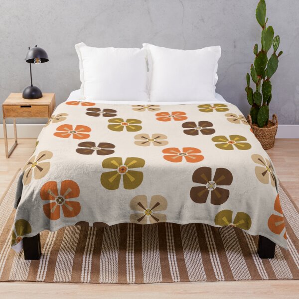 Item preview, Retro Kitchen Flowers Cream Background designed and sold by jehb.creative.