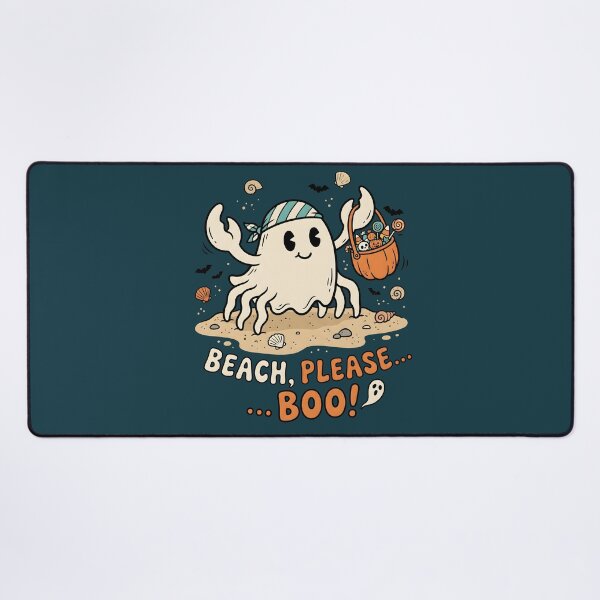 Item preview, "Beach, Please... Boo!" Ghost Crab – Halloween Trick or Treat Coastal Design designed and sold by Sea Gem.