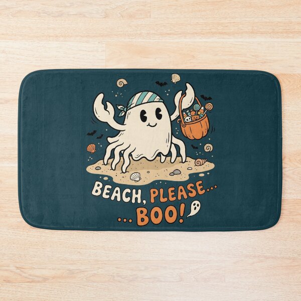 Item preview, "Beach, Please... Boo!" Ghost Crab – Halloween Trick or Treat Coastal Design designed and sold by Sea Gem.