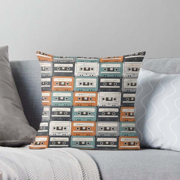 Item preview, Cassette Tape Patterns | Retro Mixtape Shell Grid Art designed and sold by NominalSystems.