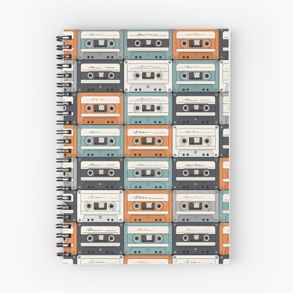 Item preview, Cassette Tape Patterns | Retro Mixtape Shell Grid Art designed and sold by NominalSystems.