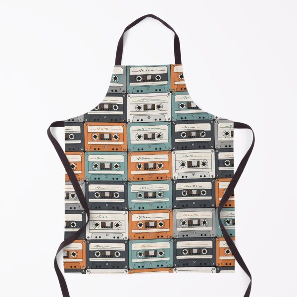 Item preview, Cassette Tape Patterns | Retro Mixtape Shell Grid Art designed and sold by NominalSystems.