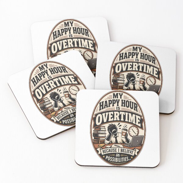 Item preview, My Happy Hour Is Overtime designed and sold by FABIOLA1970.