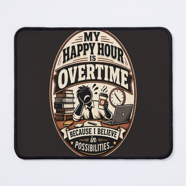 Item preview, My Happy Hour Is Overtime designed and sold by FABIOLA1970.