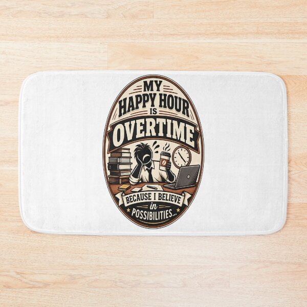 Item preview, My Happy Hour Is Overtime designed and sold by FABIOLA1970.