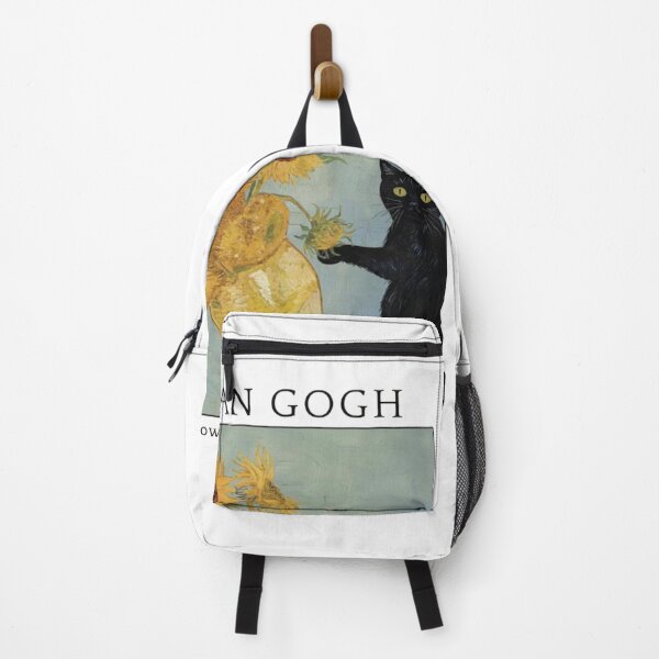 Item preview, Van Gogh Cat – Black Cat & Sunflower Vintage Art designed and sold by roartusa.