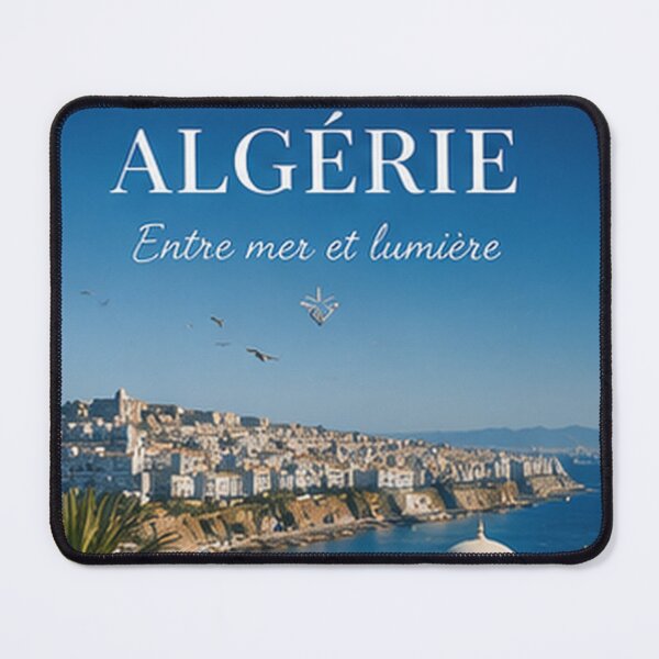 Item preview, Algiers Bay, Algeria Travel Poster — Between Sea and Light designed and sold by Louise2026.