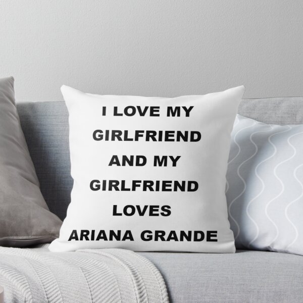 Item preview, I Love My Girlfriend Ariana designed and sold by PenguinThug.