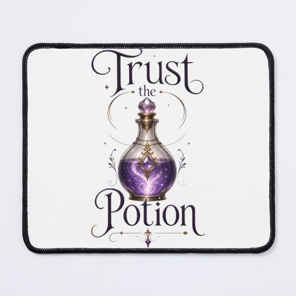 Item preview, Trust the Potion | Magical Fantasy Alchemy Typography T-Shirt designed and sold by rushaib.