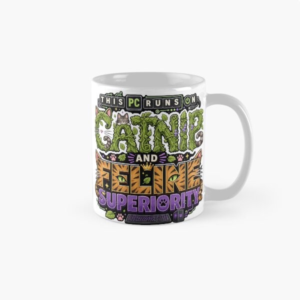 Item preview, This PC runs on Catnip and Feline Superiority designed and sold by nikkolaus.