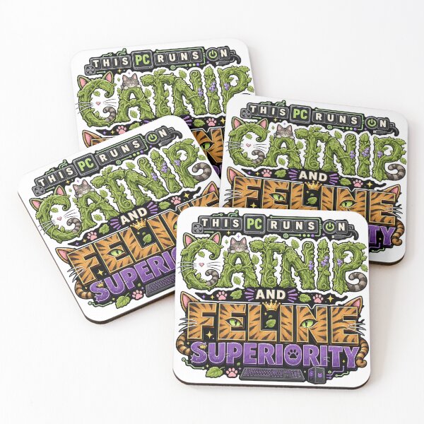 Item preview, This PC runs on Catnip and Feline Superiority designed and sold by nikkolaus.