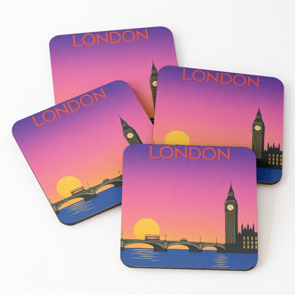 Item preview, London City Pop at Sunset designed and sold by Neon-Mama.