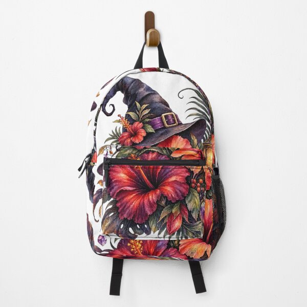Item preview, Witchy Hibiscus | Halloween Tropical Floral Art | Botanical Flower Illustration designed and sold by Nolmo.