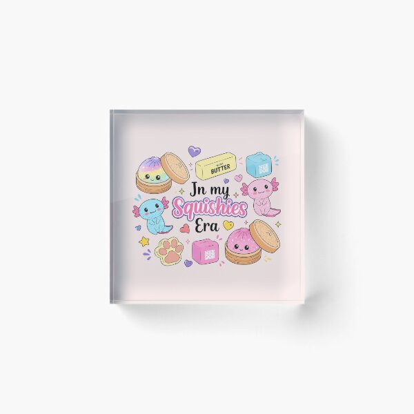 Item preview,  In My Squishies Era, Rainbow Bubble Letter, Cute Kawaii, Dumpling designed and sold by Quiajia.