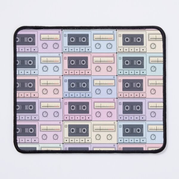 Item preview, Vaporwave Tape Deck Patterns | Pastel Retro Hi Fi Faceplates designed and sold by NominalSystems.