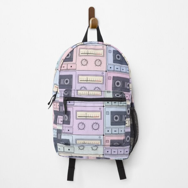 Item preview, Vaporwave Tape Deck Patterns | Pastel Retro Hi Fi Faceplates designed and sold by NominalSystems.