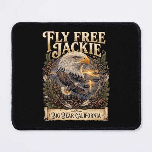 Item preview, Fly Free Jackie Big Bear Bald Eagle Memorial designed and sold by hemagamo.