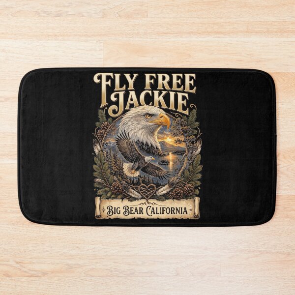 Item preview, Fly Free Jackie Big Bear Bald Eagle Memorial designed and sold by hemagamo.