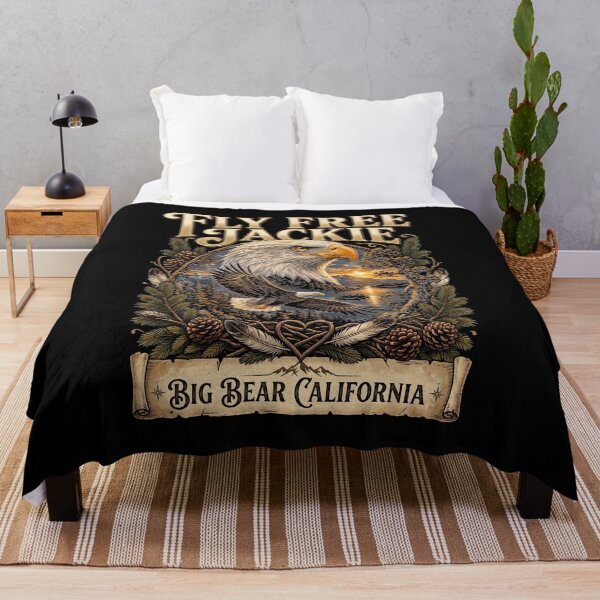 Item preview, Fly Free Jackie Big Bear Bald Eagle Memorial designed and sold by hemagamo.